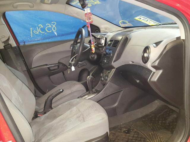 1G1JA5SH5C4212447 - 2012 CHEVROLET SONIC LS 橙色 照片 5