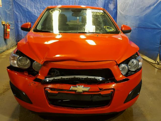 1G1JA5SH5C4212447 - 2012 CHEVROLET SONIC LS 橙色 照片 9