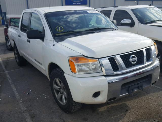 1N6AA07D49N301023 - 2009 NISSAN TITAN XE WHITE photo 1