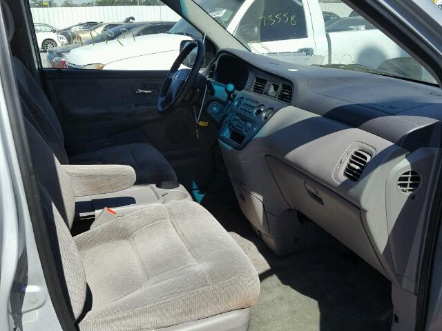 5FNRL18573B058536 - 2003 HONDA ODYSSEY SILVER photo 5