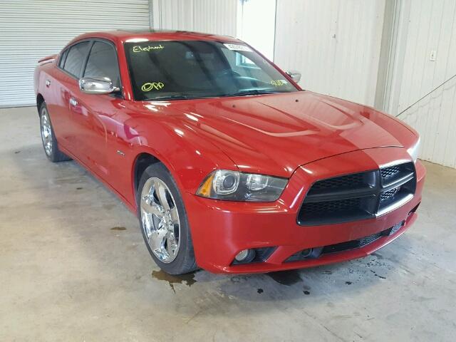 2B3CL5CT4BH512187 - 2011 DODGE CHARGER RED photo 1