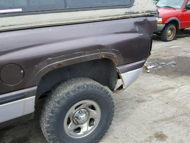 3B7HF13Y0WG175541 - 1998 DODGE RAM 1500 BROWN photo 9