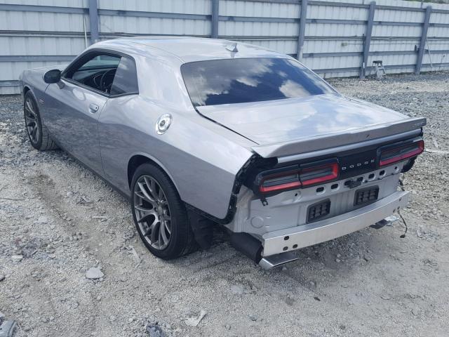 2C3CDZDJ3GH264767 - 2016 DODGE CHALLENGER GRAY photo 3