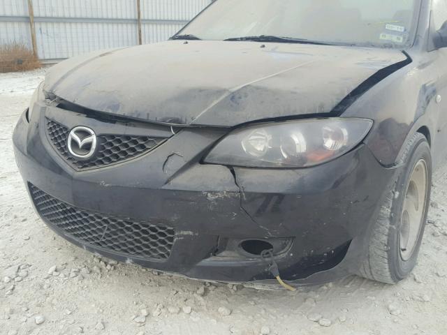 JM1BK32F281113914 - 2008 MAZDA 3 I BLACK photo 9