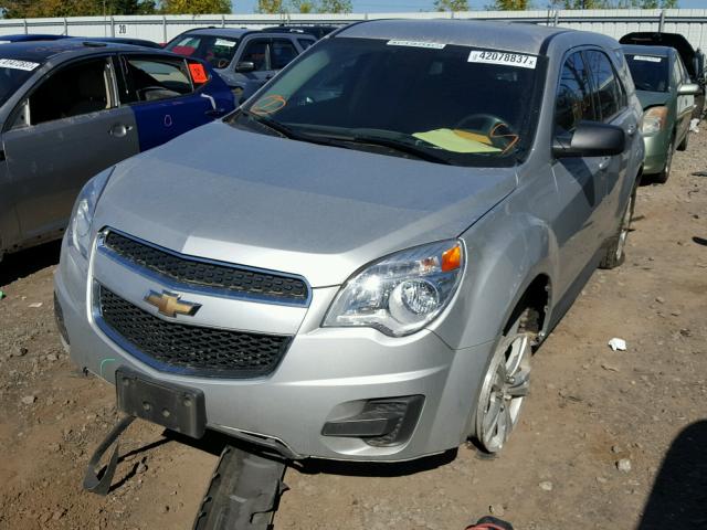 2GNFLEEK1F6206704 - 2015 CHEVROLET EQUINOX LS SILVER photo 2