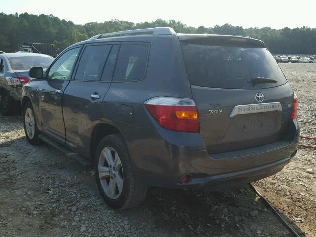 JTEDS42A482004802 - 2008 TOYOTA HIGHLANDER GRAY photo 3