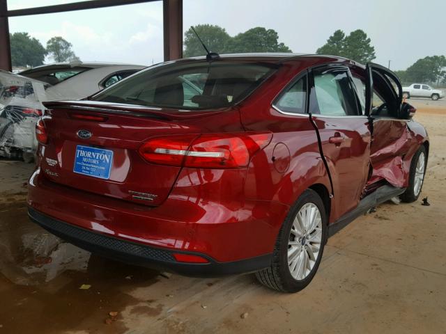 1FADP3J21FL246857 - 2015 FORD FOCUS TITA MAROON photo 4