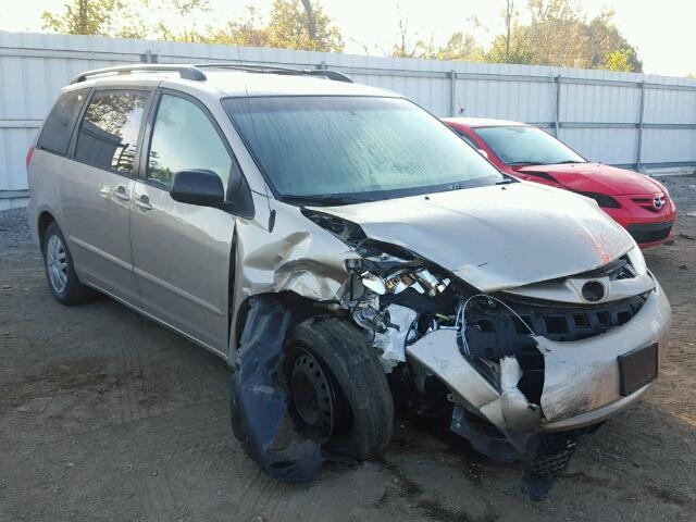 5TDZA23C86S490859 - 2006 TOYOTA SIENNA CE GOLD photo 1