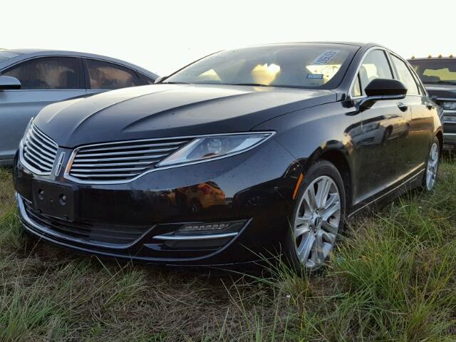 3LN6L2G90GR601416 - 2016 LINCOLN MKZ BLACK photo 2