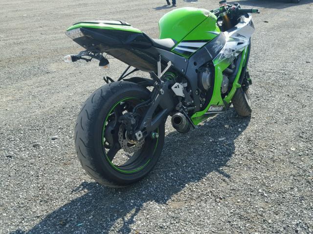 JKAZXCJ1XFA024170 - 2015 KAWASAKI ZX1000 J GREEN photo 4