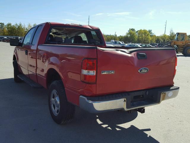 1FTPX14536NB50119 - 2006 FORD F150 RED photo 3