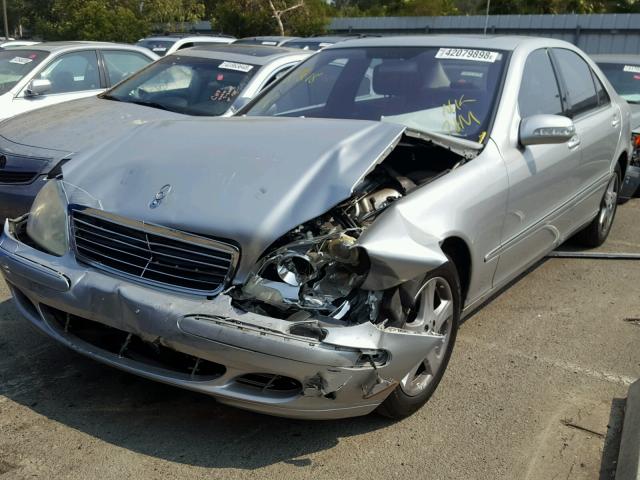 WDBNG70J04A412534 - 2004 MERCEDES-BENZ S 430 SILVER photo 2