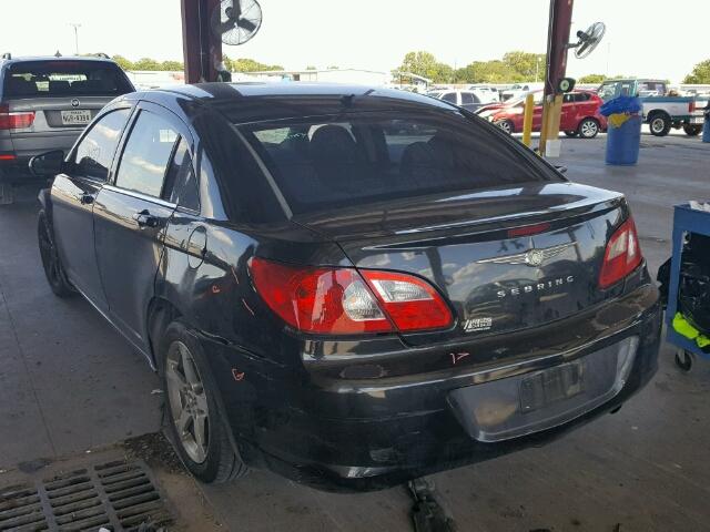 1C3LC46KX8N212833 - 2008 CHRYSLER SEBRING LX BLACK photo 3