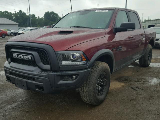 1C6RR7YT3HS756255 - 2017 RAM 1500 REBEL მუქწითელი ფოტო 2