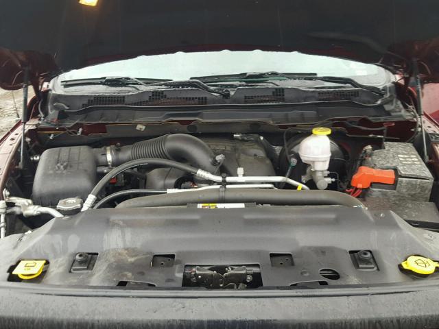 1C6RR7YT3HS756255 - 2017 RAM 1500 REBEL მუქწითელი ფოტო 7