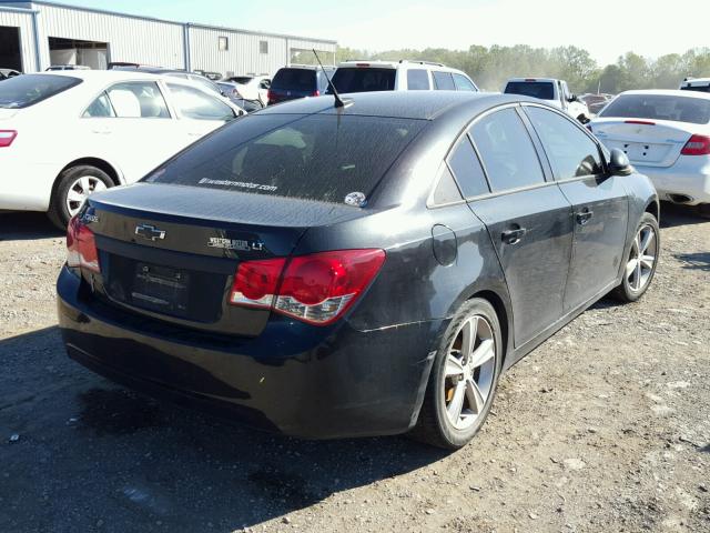 1G1PE5SB7E7124110 - 2014 CHEVROLET CRUZE LT GRAY photo 4