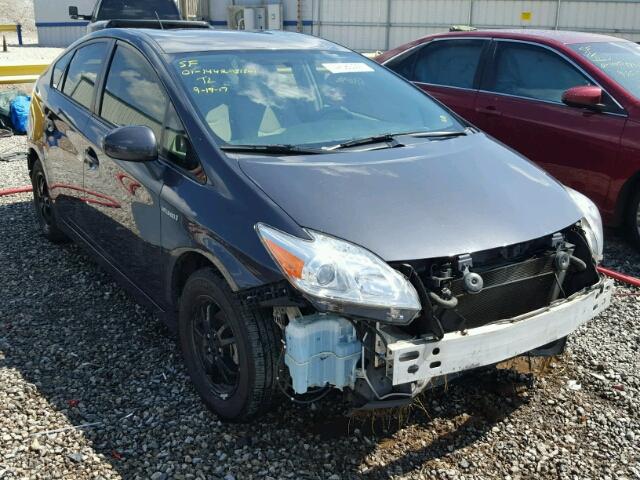 JTDKN3DUXC1545968 - 2012 TOYOTA PRIUS 石墨色 照片 1