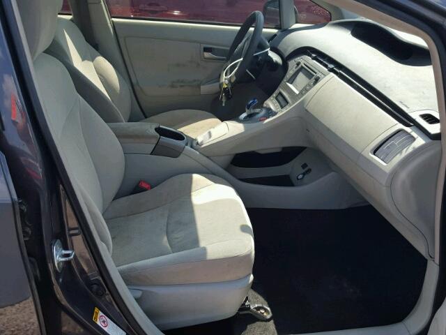 JTDKN3DUXC1545968 - 2012 TOYOTA PRIUS 石墨色 照片 5