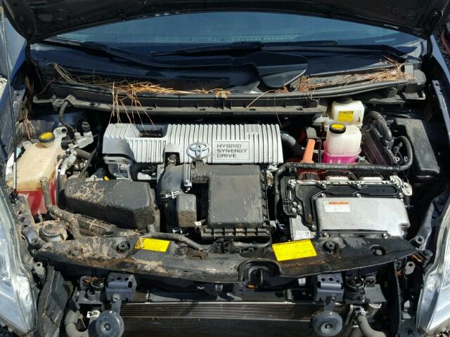 JTDKN3DUXC1545968 - 2012 TOYOTA PRIUS 石墨色 照片 7