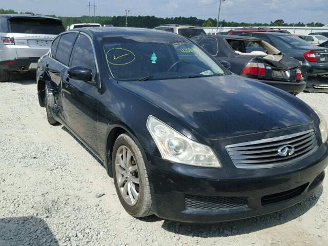 JNKBV61E38M227497 - 2008 INFINITI G35 BLACK photo 1