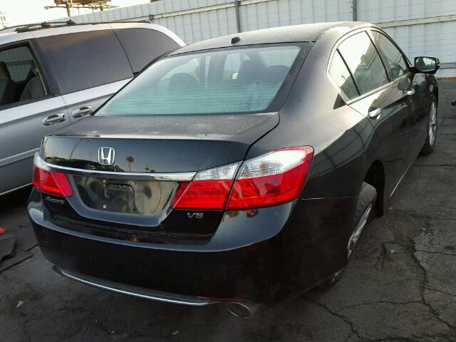 1HGCR3F82DA037442 - 2013 HONDA ACCORD EXL BLACK photo 4