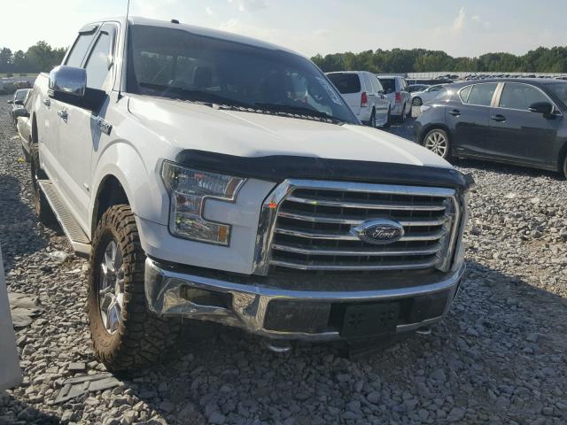 1FTEW1EG3HFA31221 - 2017 FORD F150 SUPER WHITE photo 1