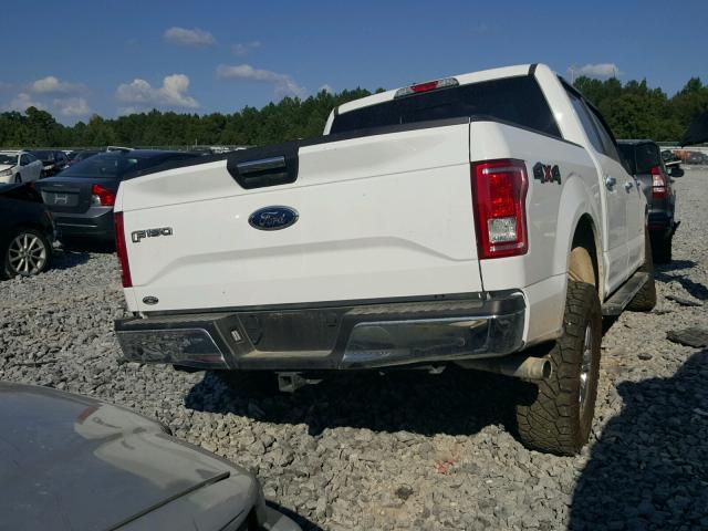 1FTEW1EG3HFA31221 - 2017 FORD F150 SUPER WHITE photo 4