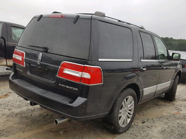 5LMFU275X8LJ19043 - 2008 LINCOLN NAVIGATOR BLACK photo 4