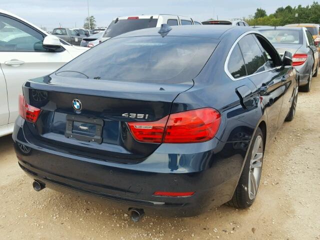 WBA4B1C54FD954774 - 2015 BMW 435 BLACK photo 4