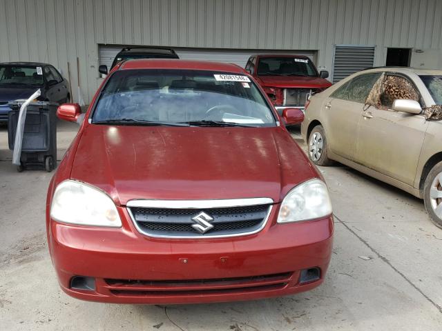 KL5JD56Z37K566105 - 2007 SUZUKI FORENZA BA BURGUNDY photo 9