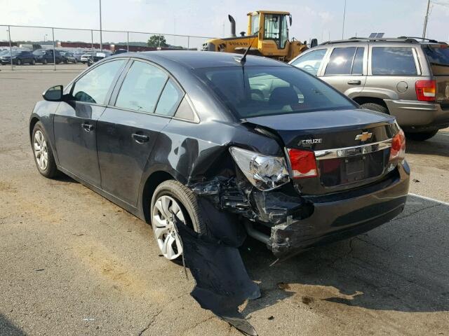 1G1PA5SH5E7269596 - 2014 CHEVROLET CRUZE LS BLACK photo 3