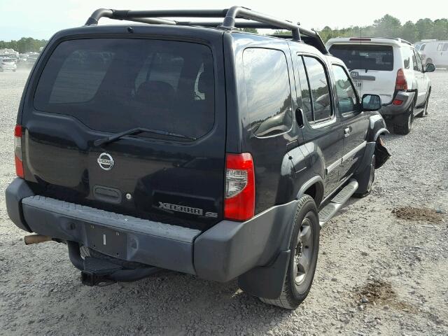 5N1ED28T02C518837 - 2002 NISSAN XTERRA XE BLACK photo 4