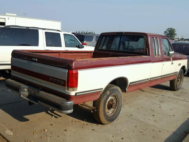 1FTHX25H7LKA26192 - 1990 FORD F250 TWO TONE photo 4