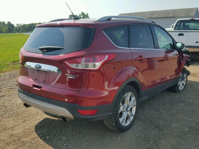 1FMCU9J94EUE50183 - 2014 FORD ESCAPE TIT RED photo 4