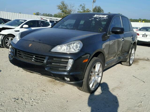 WP1AB29P58LA33580 - 2008 PORSCHE CAYENNE S BLACK photo 2