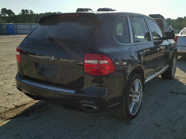 WP1AB29P58LA33580 - 2008 PORSCHE CAYENNE S BLACK photo 4