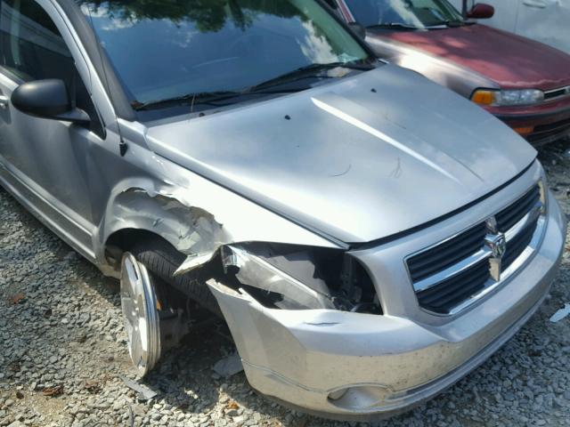 1B3HE78K78D653529 - 2008 DODGE CALIBER R/ SILVER photo 9