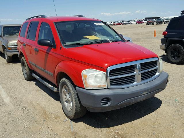 1D4HD38N55F569507 - 2005 DODGE DURANGO ST RED photo 1