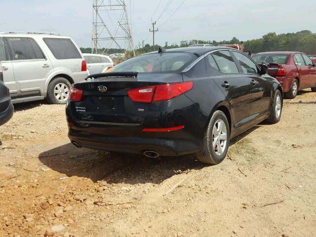 5XXGM4A72FG444980 - 2015 KIA OPTIMA LX BLACK photo 4