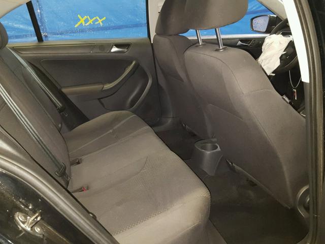 3VW1K7AJ1CM328203 - 2012 VOLKSWAGEN JETTA BASE BLACK photo 6