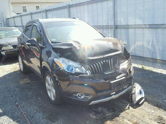 KL4CJGSB6FB119082 - 2015 BUICK ENCORE BROWN photo 1