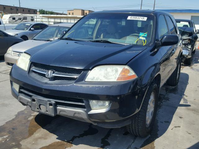 2HNYD18281H526676 - 2001 ACURA MDX BLACK photo 2