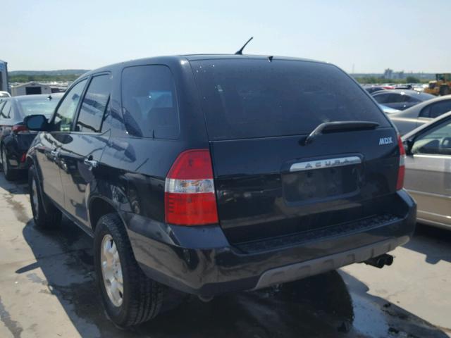 2HNYD18281H526676 - 2001 ACURA MDX BLACK photo 3