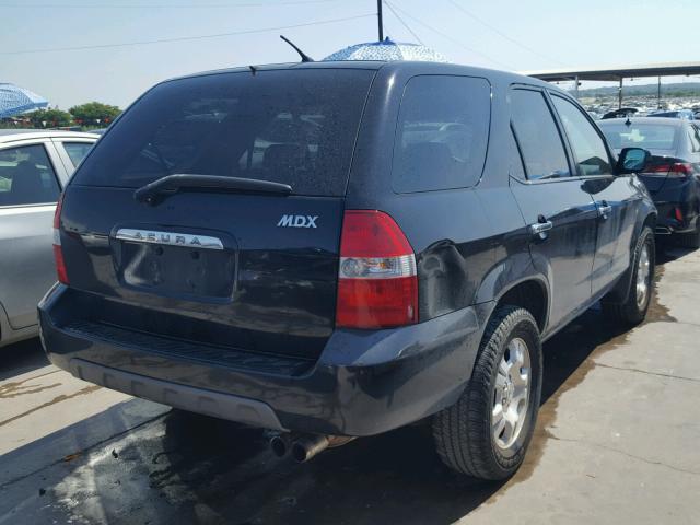 2HNYD18281H526676 - 2001 ACURA MDX BLACK photo 4