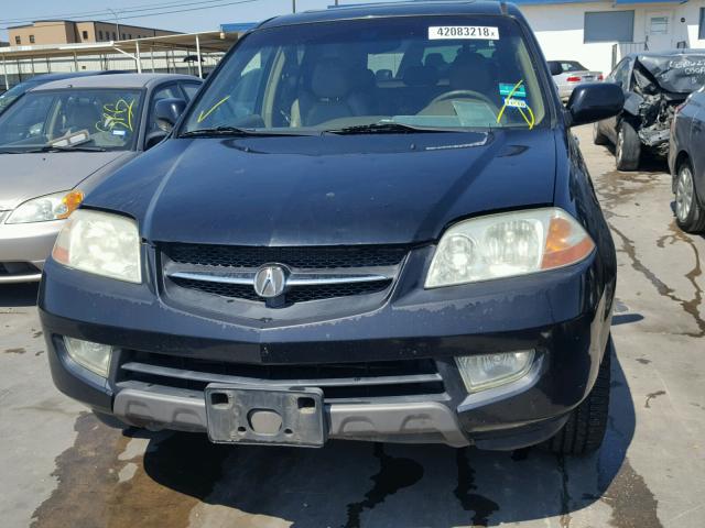 2HNYD18281H526676 - 2001 ACURA MDX BLACK photo 9