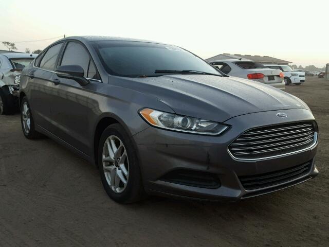 3FA6P0H73ER101540 - 2014 FORD FUSION SE GRAY photo 1