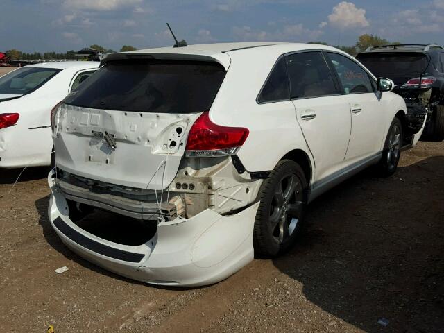 4T3ZK11A49U009162 - 2009 TOYOTA VENZA WHITE photo 4