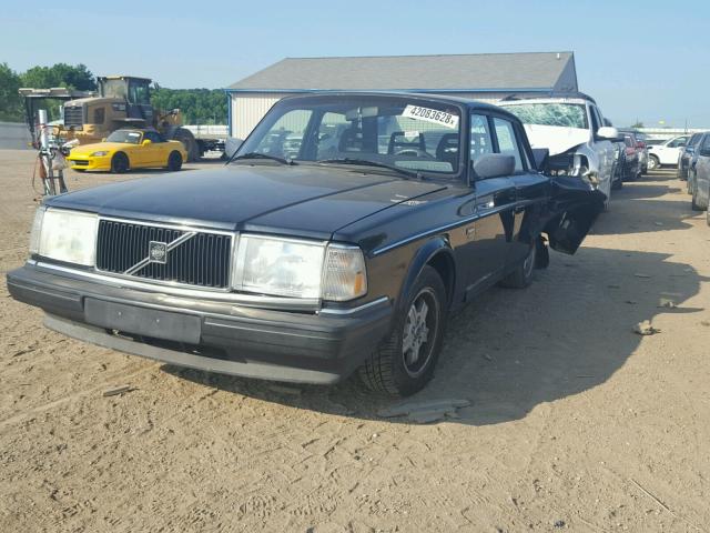 YV1AS8804P1489177 - 1993 VOLVO 240 BLACK photo 2