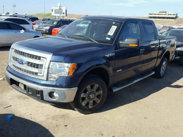 1FTFW1CT9DFC64423 - 2013 FORD F150 SUPER BLUE photo 2