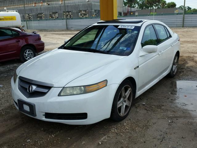 19UUA66224A059935 - 2004 ACURA TL WHITE photo 2